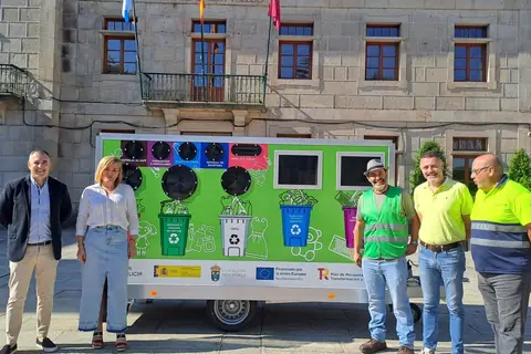 Remolque punto limpio móvil Plus. Concello de Redondela