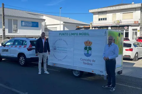 Remolque punto limpio móvil Plus. Concello de Tordoia