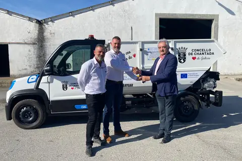 Vehículo 100 % eléctrico Goupil G6. Concello de Chantada