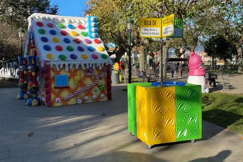 Islas de reciclaje. Concello de Marín