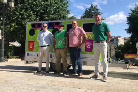 Remolque punto limpio móvil Plus. Concello de Redondela