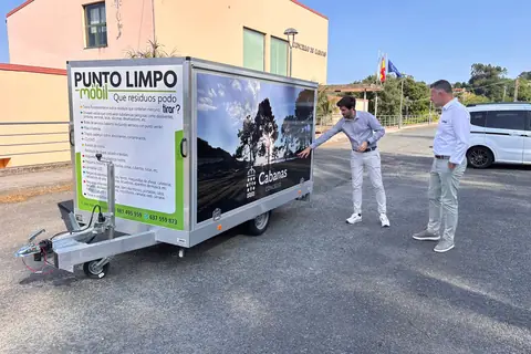 Remolque punto limpio móvil. Concello de Cabanas