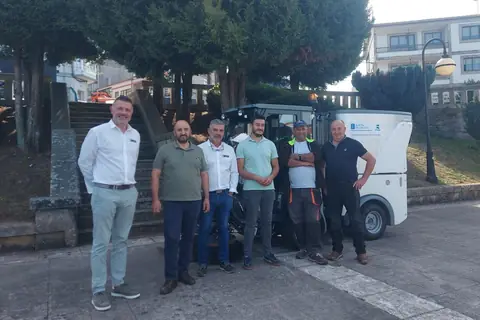 Barredora de viales Hako Citymaster 650. Concello de Rodeiro