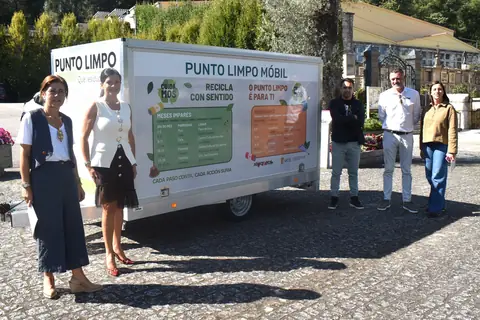 Remolque punto limpio móvil Plus. Concello de Mos