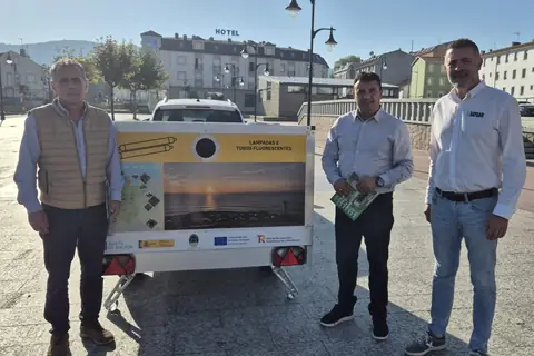 Remolque punto limpio móvil Compact. Concello de Laxe